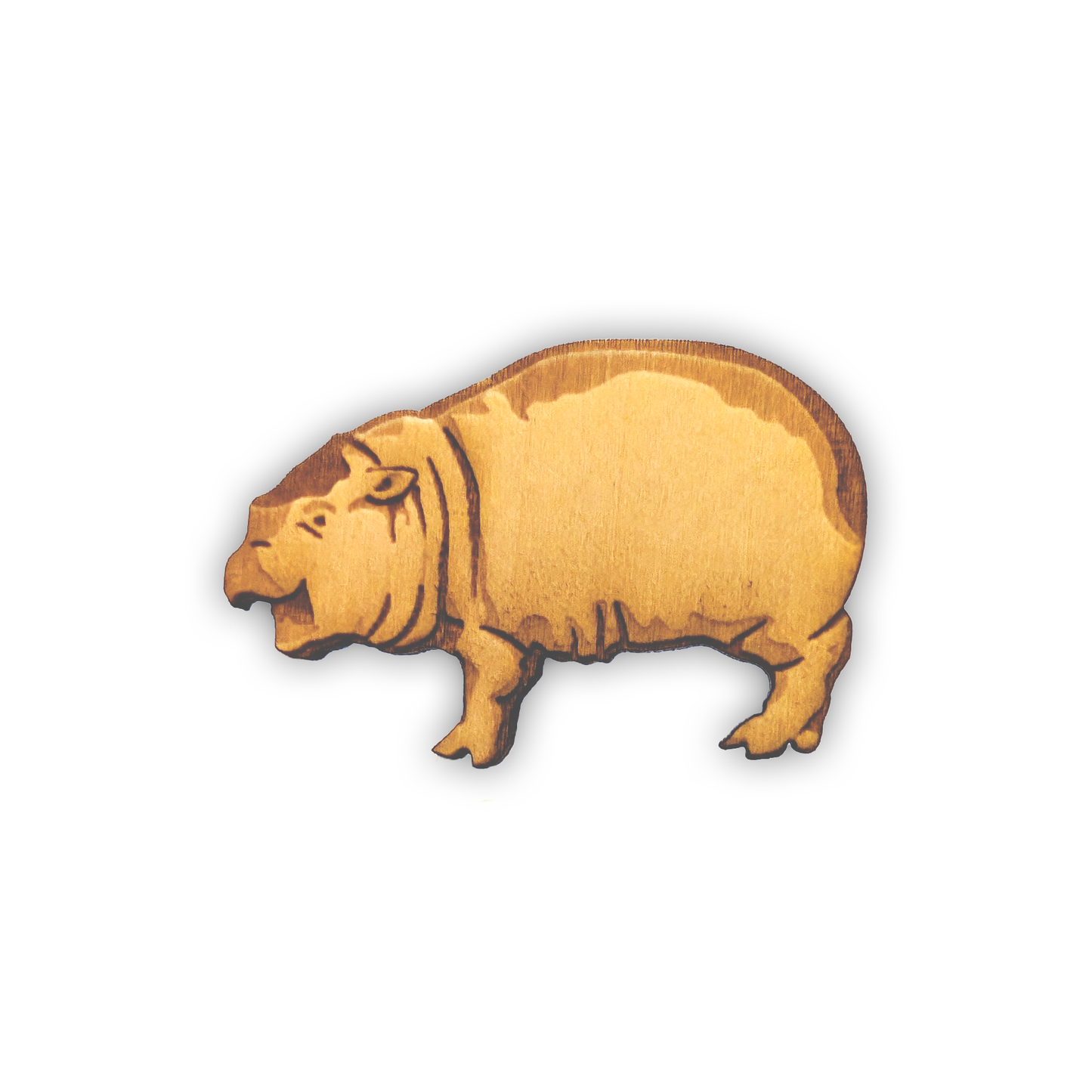 Pygmy Hippo Lapel pin